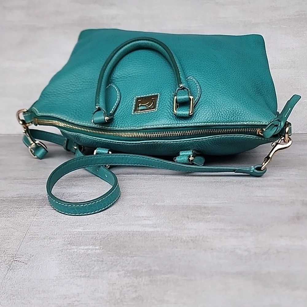 Dooney & Bourke Pebbled Leather Dillen Crossbody Satchel